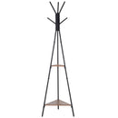 Appendiabiti da Terra con 2 Ripiani 32,5x45,5x182 cm  Pin