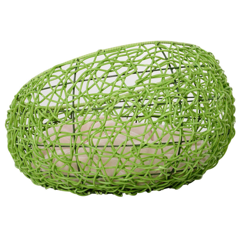 Cuccia in PVC Effetto Polyrattan per Gatti Ø56x35 con Cuscino cm  MrMeow