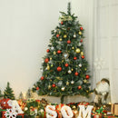 Albero di Natale Artificiale Innevato 180 cm 1077 Rami con Pigne  Pino Verde