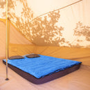 Sacco a Pelo Matrimoniale 210x150 cm da -15°C a 10°C  Bag Azzurro