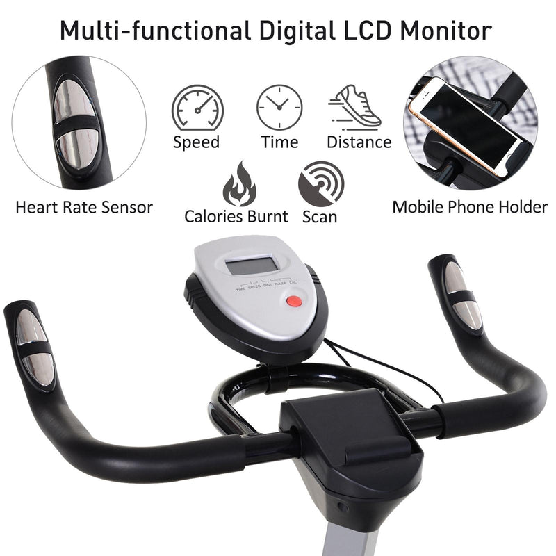 Cyclette Resistenza Magnetica  Snooze Nero e Giallo