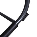 Sedia a Dondolo Pieghevole da Giardino 160x61x79 cm  Mag2 Nero