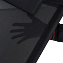 Sedia a Dondolo Pieghevole da Giardino 160x61x79 cm  Mag2 Nero