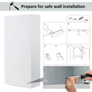 Armadietto Medicinali in Acciaio 3 Ripiani e 2 Chiavi 27x57x12 cm  Health