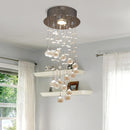 Lampadario a Sospensione in Cristallo 20x48 cm  Malin