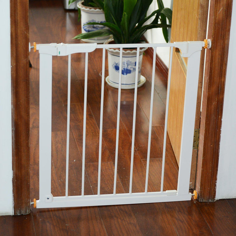 Cancelletto Sicurezza Regolabile per Cani 74-95 cm  PetSafe Bianco