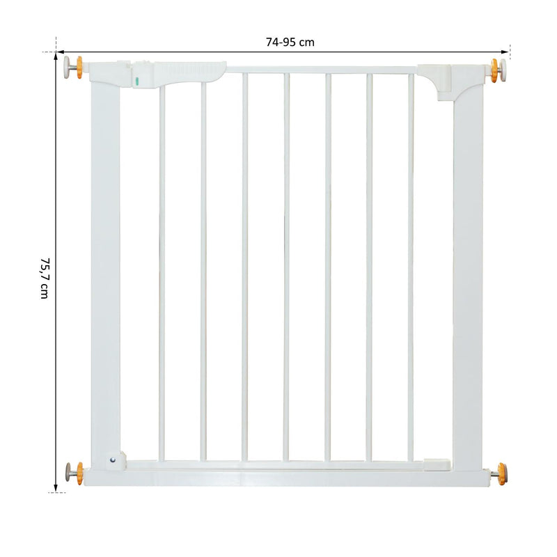 Cancelletto Sicurezza Regolabile per Cani 74-95 cm  PetSafe Bianco