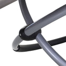 Sedia a Dondolo Pieghevole da Giardino 154x80x84 cm  Mag Grigio