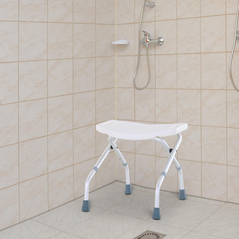 Sedia da Doccia Antiscivolo Altezza Regolabile 3 Livelli  Mini-Comfy