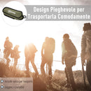 Sedia da Campeggio Pieghevole con Sacca da Viaggio 58x49x64 cm  TravP Verde