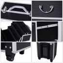 Trolley Porta trucchi Professionale Nero 36x23x58-103 cm  Style