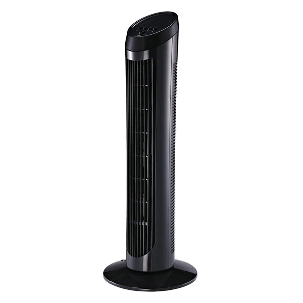 acquista Ventilatore a Colonna Oscillante 45W 27x27x75 cm  WindPlus Nero