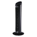 Ventilatore a Colonna Oscillante 45W 27x27x75 cm  WindPlus Nero