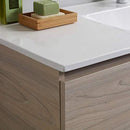 Mobile Bagno Sospeso Lavabo 2 Cassetti + LED 30 cm Rizzetti Malib