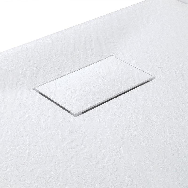 Piatto Doccia Effetto Pietra Rizzetti Muse Ardesia Bianco Varie Misure