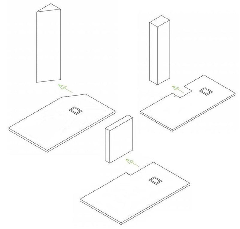 Piatto Doccia Effetto Pietra Rizzetti Muse Ardesia Bianco Varie Misure