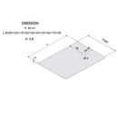 Piatto Doccia Effetto Pietra Rizzetti Muse Ardesia Grigio Varie Misure