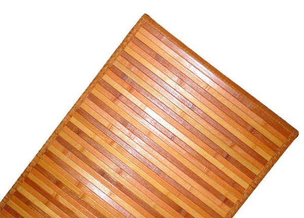 online Tappeto in Bamboo 50x230 cm Rizzetti Easy Arancio