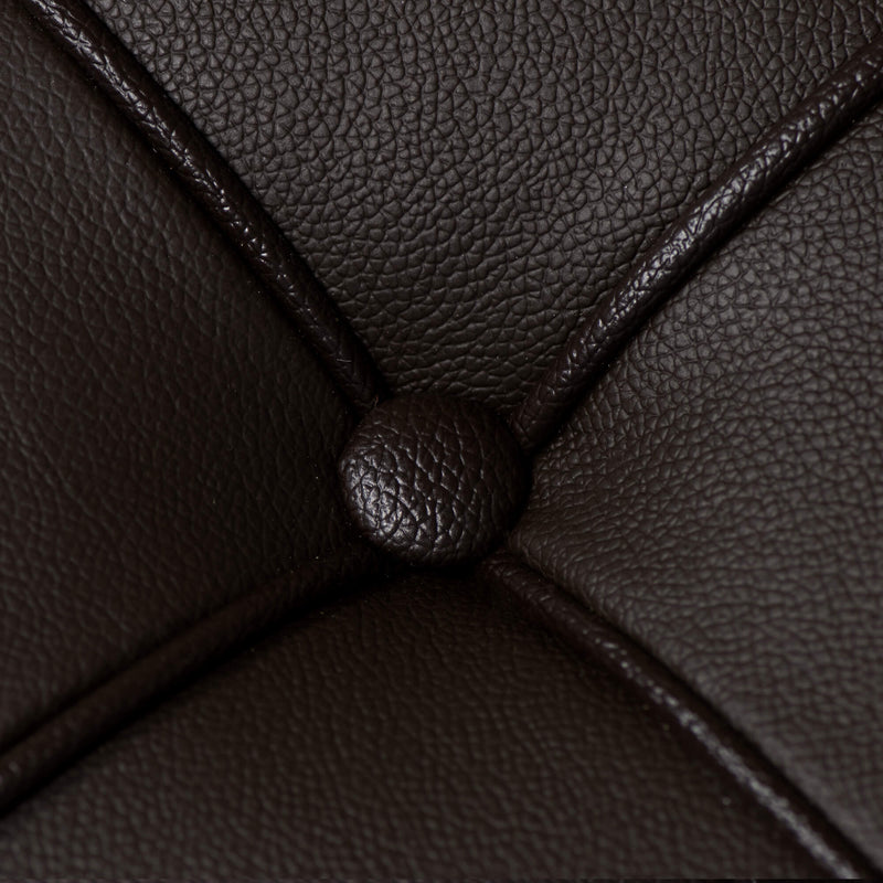 Divano 2 Posti in Similpelle Rizzetti Eloise Marrone