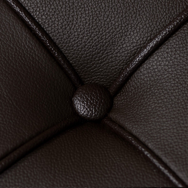 sconto Divano 2 Posti in Similpelle Rizzetti Eloise Marrone