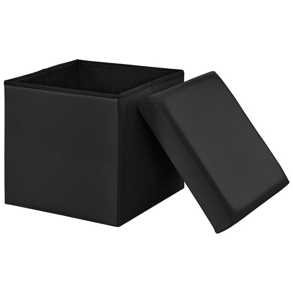 sconto Pouf Panca Contenitore con Coperchio Rizzetti James Nero