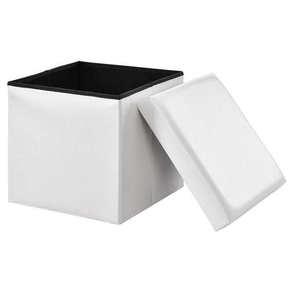 Pouf Panca Contenitore con Coperchio Rizzetti James Bianco prezzo