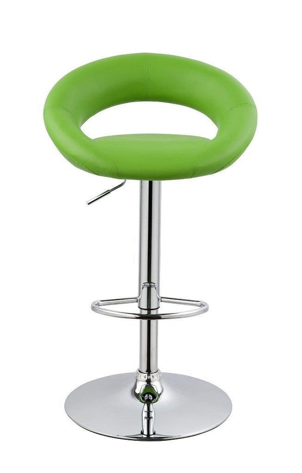 online Sgabello Girevole Regolabile in Similpelle Rizzetti Higher Verde