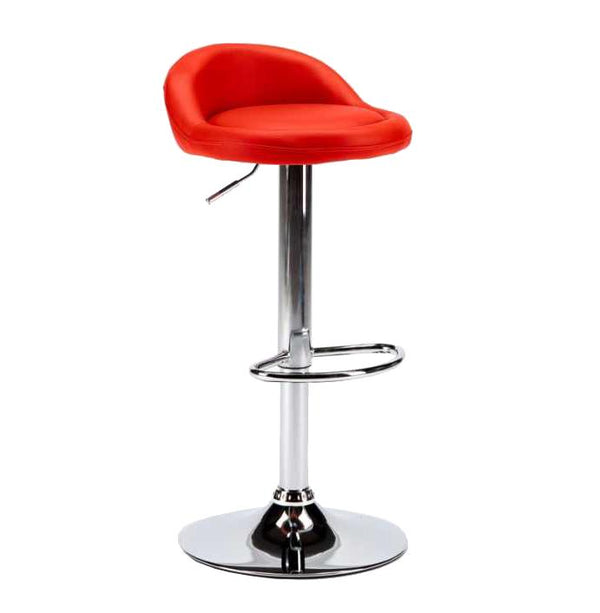 sconto Sgabello Girevole Regolabile in Similpelle Rizzetti Highest Rosso