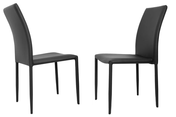 sconto Set da 6 Sedie con Rivestimento in Cuoio Rigenerato Rizzetti Vanity Fango