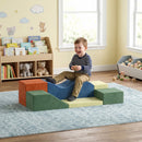 Set di 6 Costruzioni Morbide per Bambini 1+ Anni in Velluto e Schiuma Multicolore      
