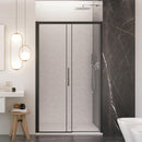 Porta Parete Doccia 140 cm 1 Anta Scorrevole in Cristallo Trasparente 6mm H195 Bonussi Eliane
