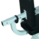 Panca Addominali Attrezzo Workout Gambe 113x95x99 cm  Nero
