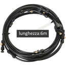 Kit Nebulizzazione Acqua da Esterno 9m 11 Ugelli in Ottone 