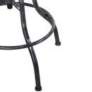 Sgabello Girevole Regolabile in Acciaio  Grigio