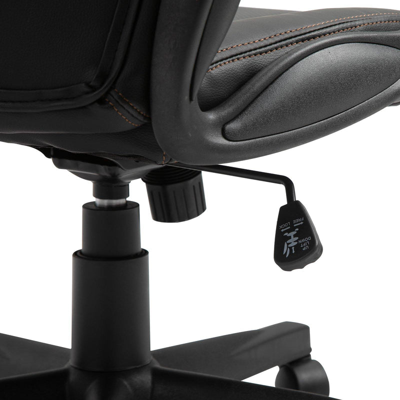 Sedia da Gaming Ergonomica in Similpelle  Marrone e Nera
