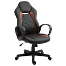 Sedia da Gaming Ergonomica in Similpelle  Marrone e Nera