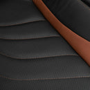 Sedia da Gaming Ergonomica in Similpelle  Marrone e Nera