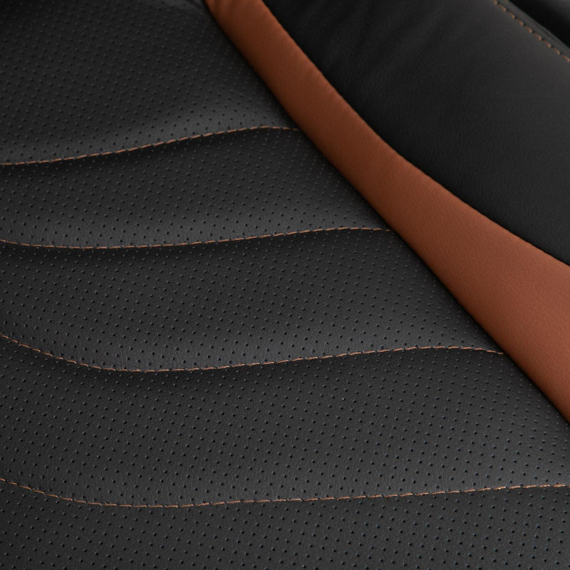 Sedia da Gaming Ergonomica in Similpelle  Marrone e Nera