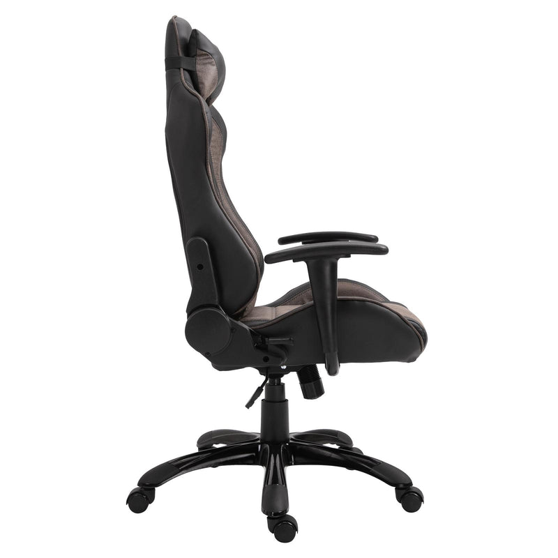 Sedia da Gaming Ergonomica in Similpelle  Marrone e Nero