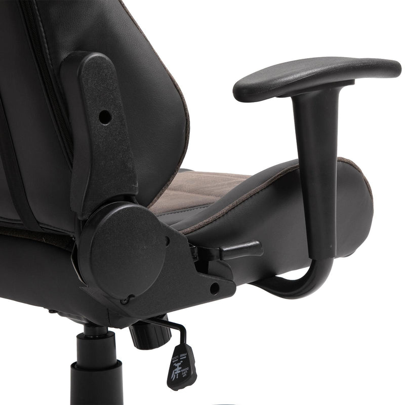 Sedia da Gaming Ergonomica in Similpelle  Marrone e Nero