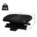Poggiapiedi da Ufficio Altezza Regolabile 10-16,5 cm  Nero