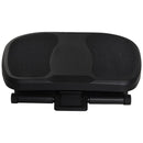 Poggiapiedi da Ufficio Altezza Regolabile 10-16,5 cm  Nero