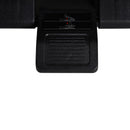 Poggiapiedi da Ufficio Altezza Regolabile 10-16,5 cm  Nero