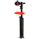 Cavalletto Supporto per Bicicletta in Ferro e PP 84x84x180 cm  Nero