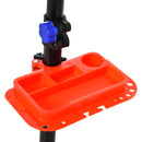 Cavalletto Supporto per Bicicletta in Ferro e PP 84x84x180 cm  Nero