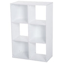 Libreria 3 Ripiani 91,5x29,5x61,5 in Legno  Bianco