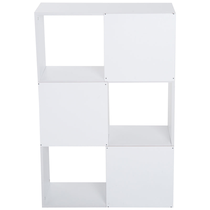Libreria 3 Ripiani 91,5x29,5x61,5 in Legno  Bianco