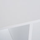 Libreria 3 Ripiani 91,5x29,5x61,5 in Legno  Bianco