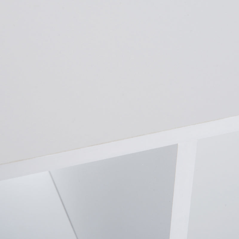 Libreria 3 Ripiani 91,5x29,5x61,5 in Legno  Bianco