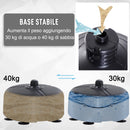 Punching Ball Sacco Boxe da Terra con Guantoni 